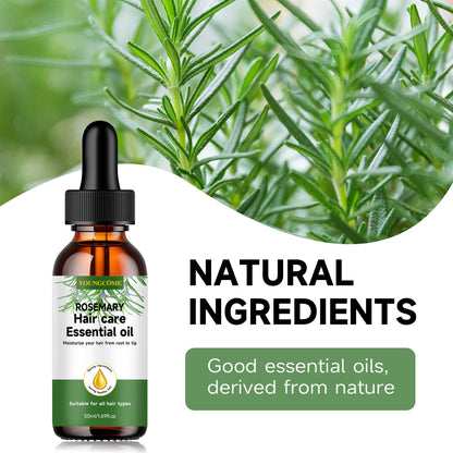 Rosemary Hair Care Essential Oil,Nourishes Repairs Improves Frizz Prevents Hair Loss Thinning Damaged Hair Care