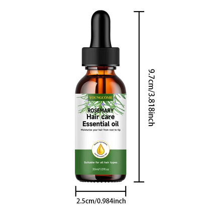 Rosemary Hair Care Essential Oil,Nourishes Repairs Improves Frizz Prevents Hair Loss Thinning Damaged Hair Care
