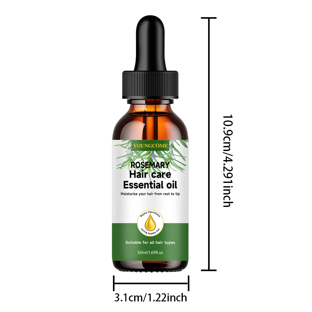 Rosemary Hair Care Essential Oil,Nourishes Repairs Improves Frizz Prevents Hair Loss Thinning Damaged Hair Care