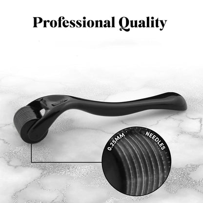 Professional 540 Needles for Facial Body Hair Growth Derma Roller for Skin Care Micro Face Roller for Beard Growth